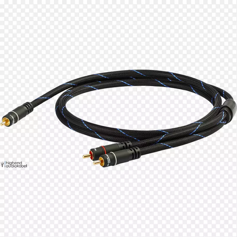 同轴电缆扬声器电线RCA连接器电缆电话连接器
