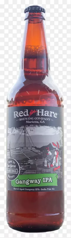 印度淡啤酒红兔酿造公司玻璃瓶啤酒
