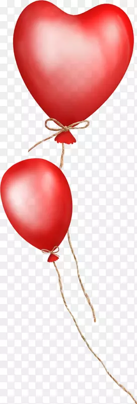 心水彩画气球-爱情气球