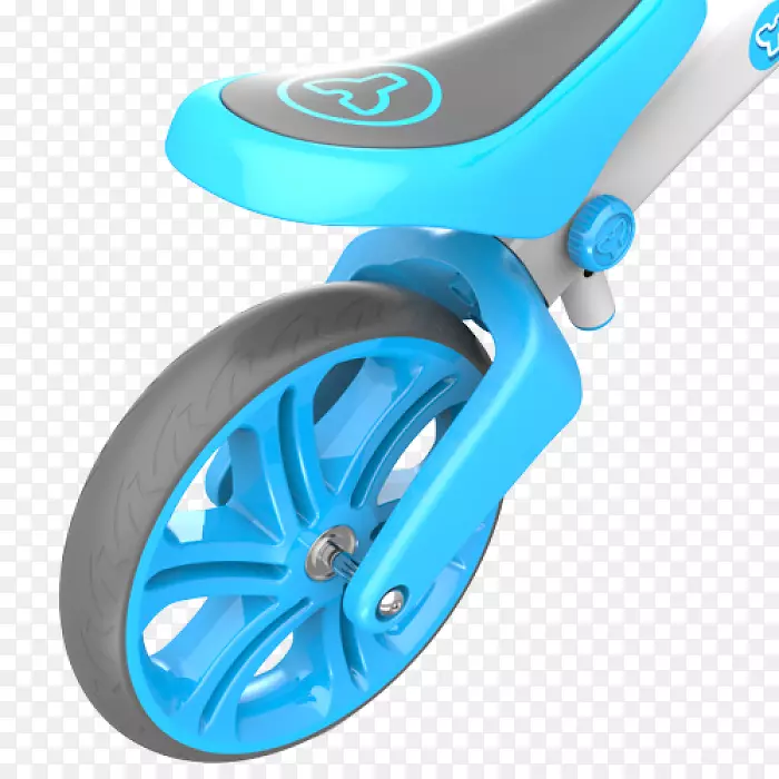 轮式平衡自行车Y型天鹅绒儿童平衡自行车