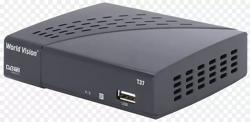 电缆转换器盒dvb-t2数字视频广播机顶盒