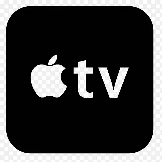 苹果电视苹果远程电视电脑图标-苹果