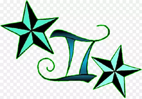 航海明星纹身双子座星座