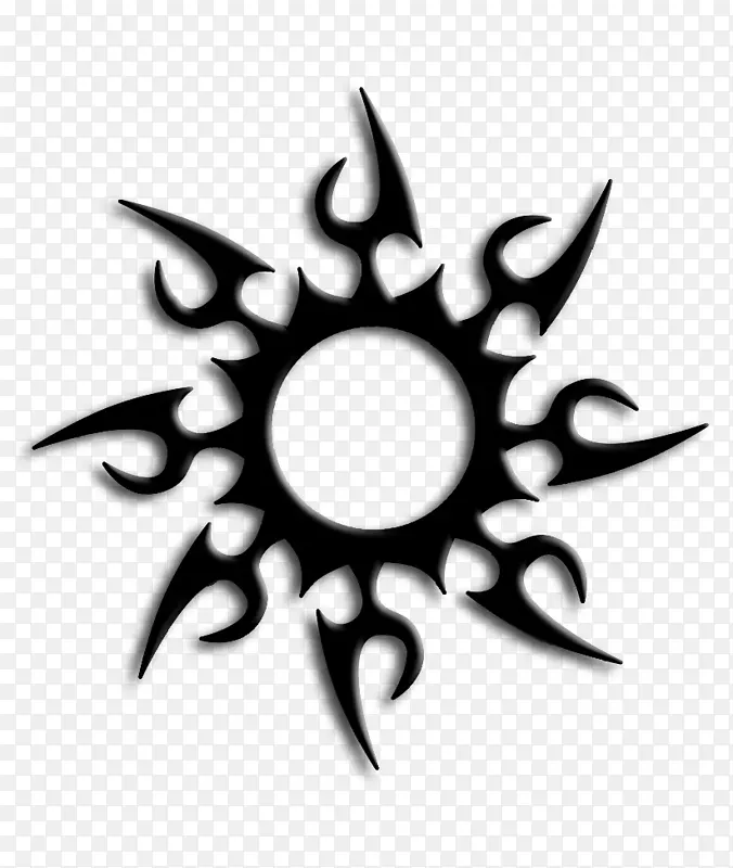 纹身艺术家袖纹身雅瓜纹身-太阳纹身