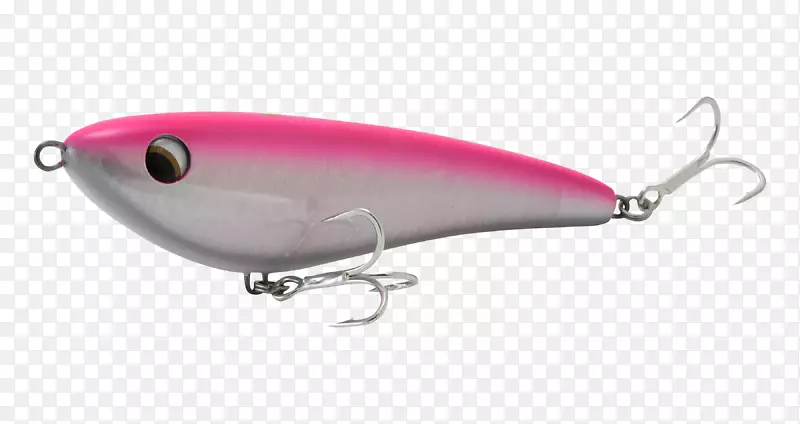 勺子诱饵，自由鱼饵-闪光粉红色