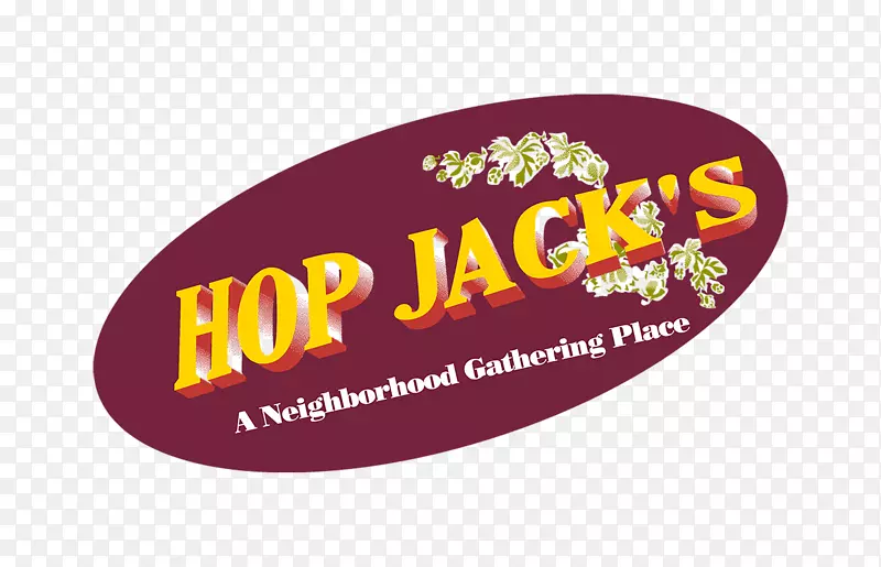 霍普查克斯比萨饼厨房&直角标志，品牌HOP，Jack‘s-HOP