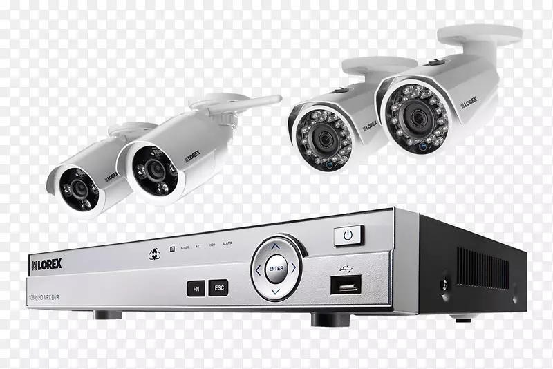 数字录像机无线安全摄像机lorex技术公司闭路电视1080 p照相机