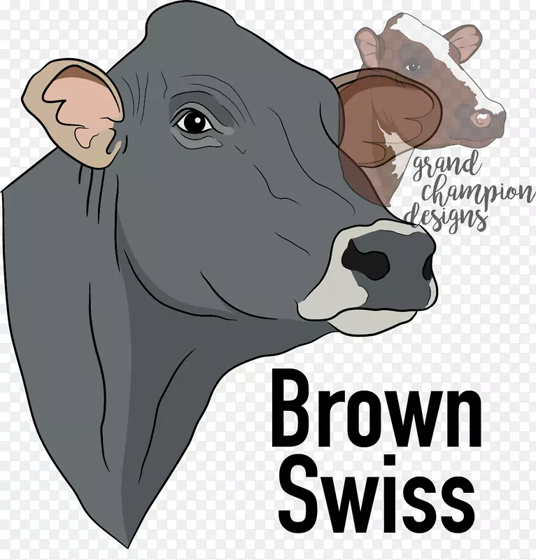 奶牛，棕色瑞士牛，艾尔郡牛，乳牛，短刺，荷斯坦，弗里西亚牛，山羊