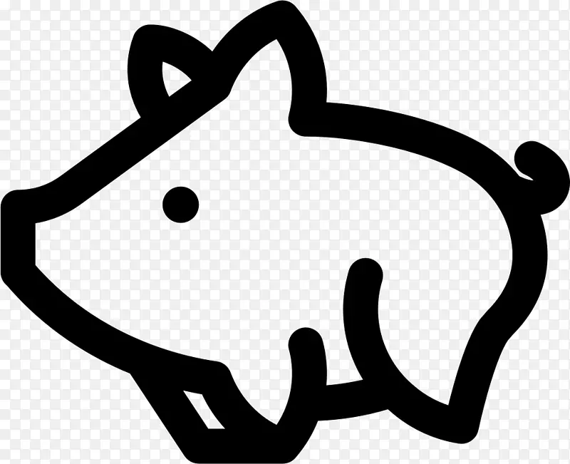 猪电脑图标封装后脚本剪辑艺术-猪