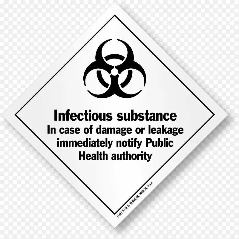 危险品、纸品标签、无号毒性.第6类危险物质：有毒和传染性物质
