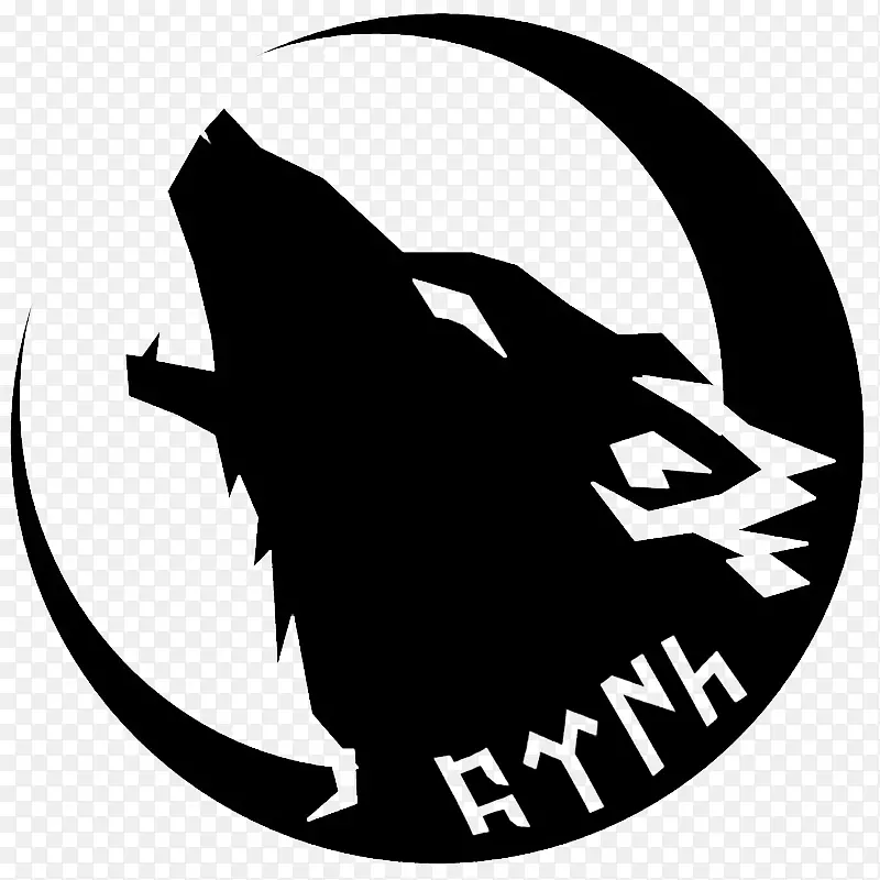 灰狼标志黑狼红狼面具