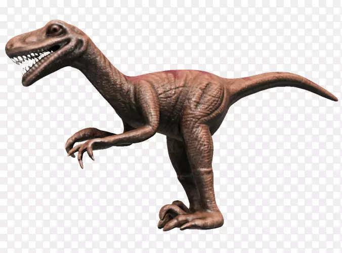 伶盗龙Compsognathus cgTrader波前.obj文件爬行动物-恐龙