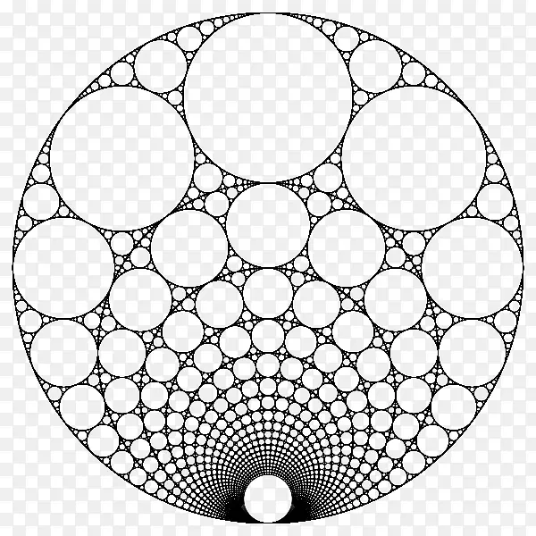 自然分形几何分形艺术阿波罗垫片数学-数学