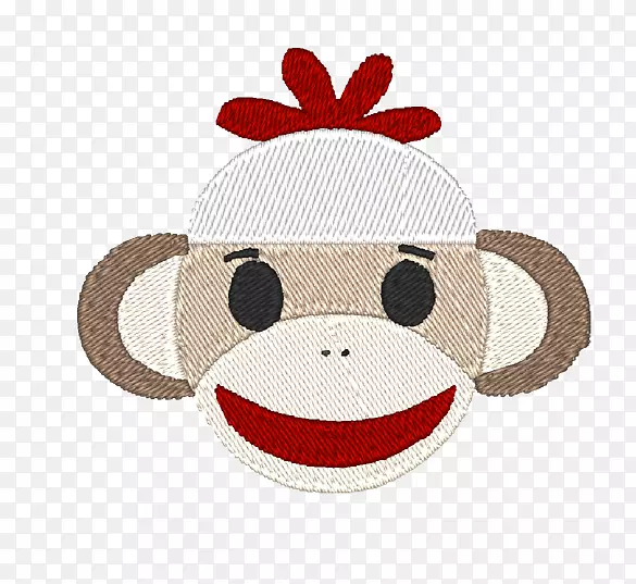 袜子猴t恤剪贴画猴子