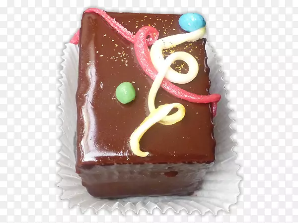 小四巧克力蛋糕纯巧克力布朗尼-小四