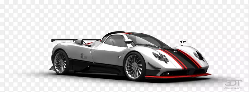 超级跑车中型跑车汽车设计-Pagani Zonda