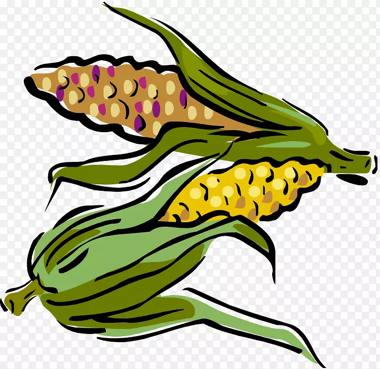 玉米电脑图标玉米在玉米上的剪辑艺术