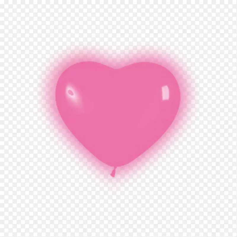 心脏玩具气球球囊黄色心脏