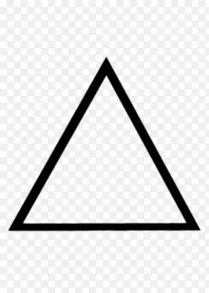 三角轮廓-免费剪贴画-三角形