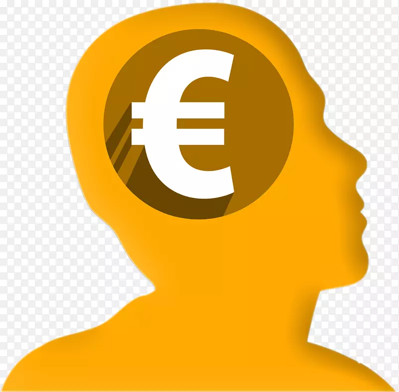 货币服务电脑图标投资-欧元
