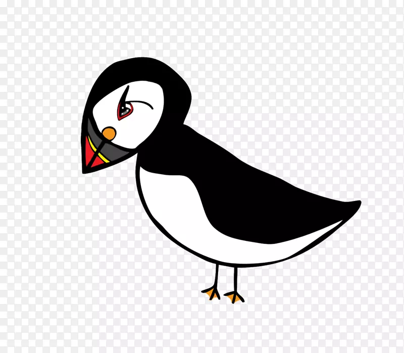 鸟类大西洋海雀剪贴画-鸟