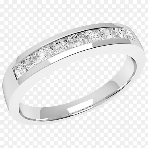 耳环，结婚戒指，钻石订婚戒指-永恒戒指