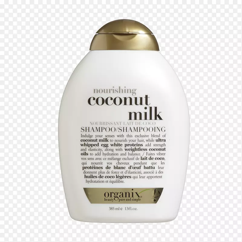 OGX滋养椰奶洗发水护发有机滋养椰奶抗破血清洗发水可可