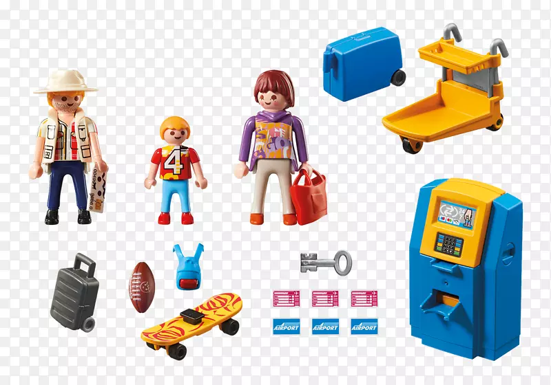 Playmobil登记入住玩具Brandst tter组的空域男孩-玩具