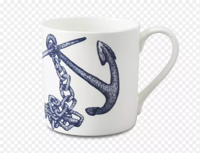 咖啡杯陶瓷鲨鱼龙虾杯