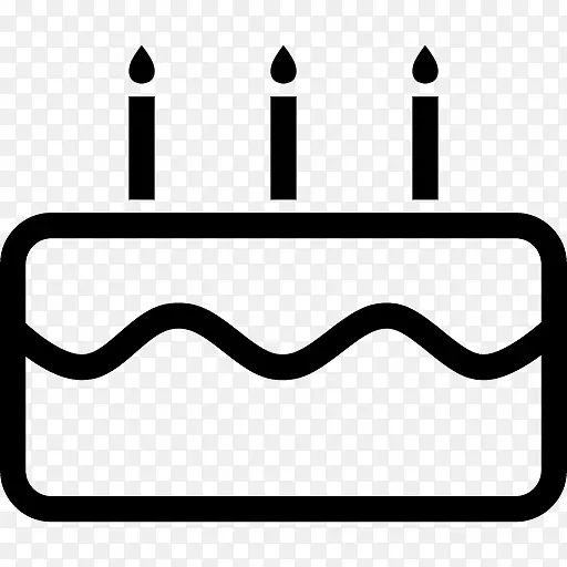 生日蛋糕电脑图标纸杯蛋糕面包店-生日