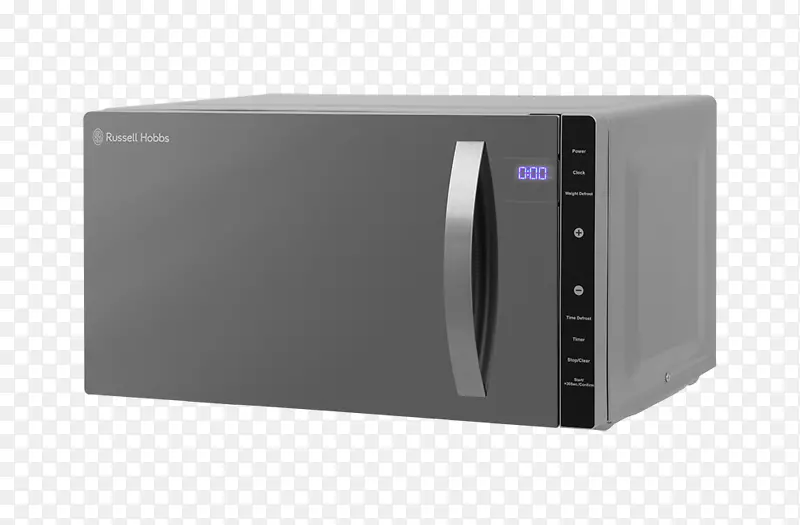 微波炉拉塞尔霍布斯rfm2363b 23l平板数字微波炉黑色厨房家用电器.微波数字