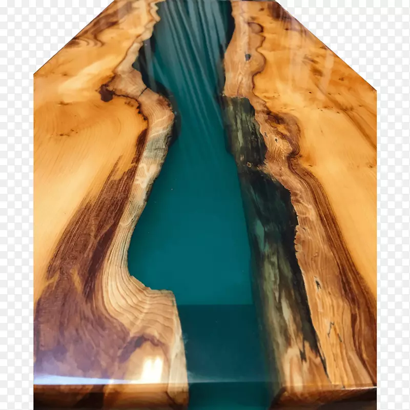 木材染色英式红豆杉桌-木材