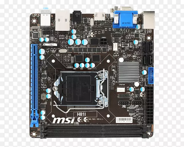 微型ITX lga 1150 msi h81i主板microatx-lga 1150
