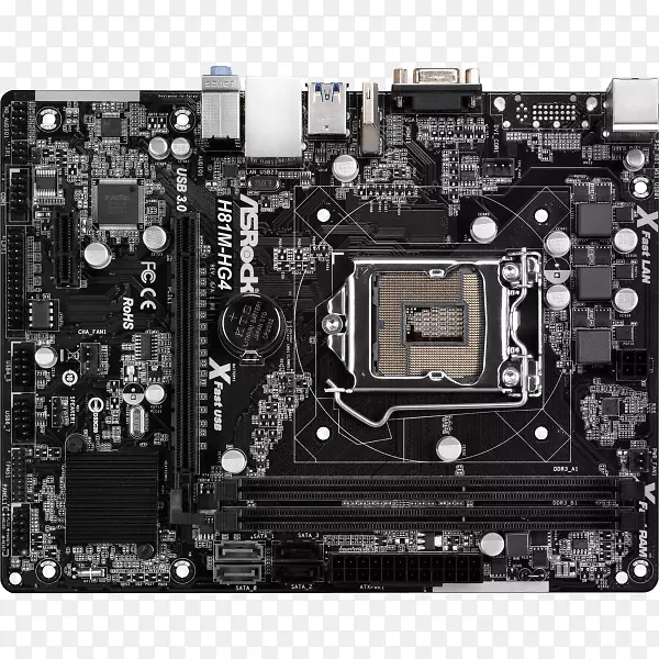 英特尔lga 1150微atx主板千兆字节技术-lga 1150