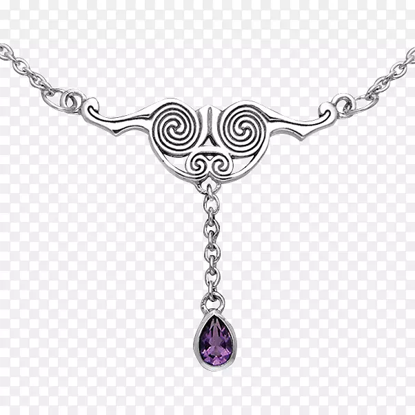紫水晶耳环项链国际：最初年度世界上最好的珠宝魅力和吊坠-项链