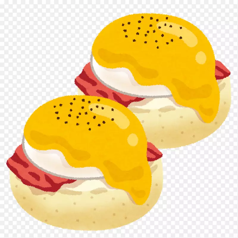 鸡蛋本尼迪克特荷兰酱早餐英式松饼食物-鸡蛋本笃