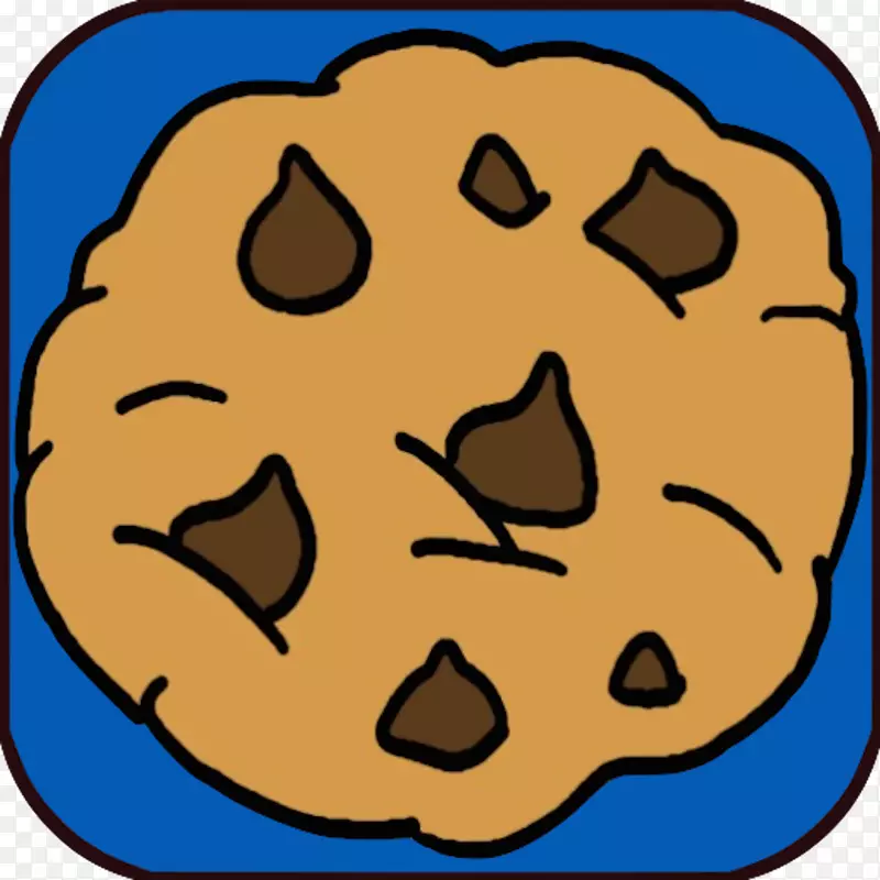巧克力片饼干怪物饼干短面包夹艺术饼干