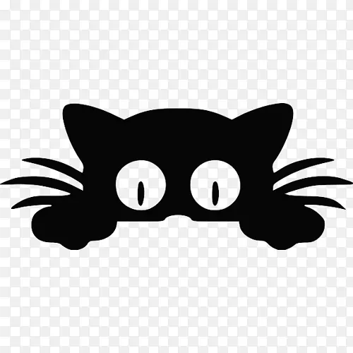 黑猫剪贴画-猫