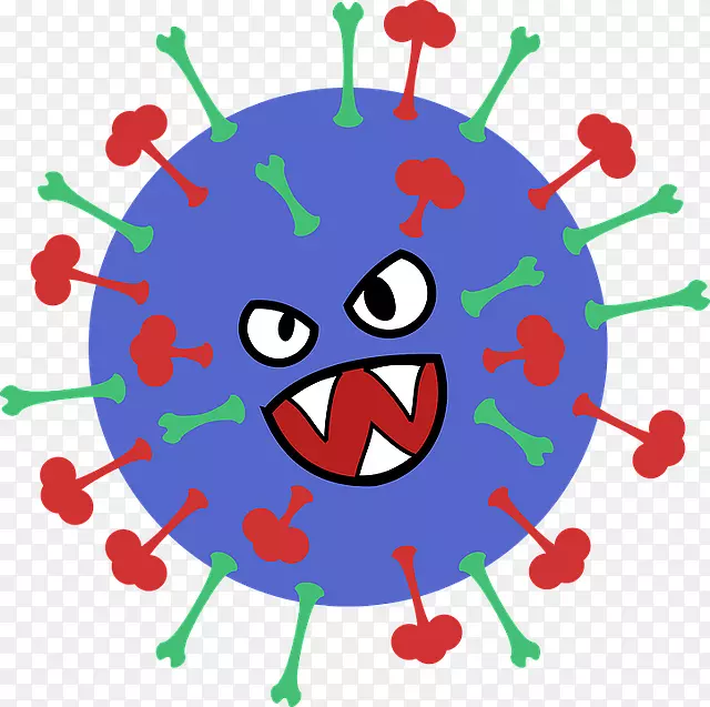 电脑病毒电脑图标剪辑艺术流感