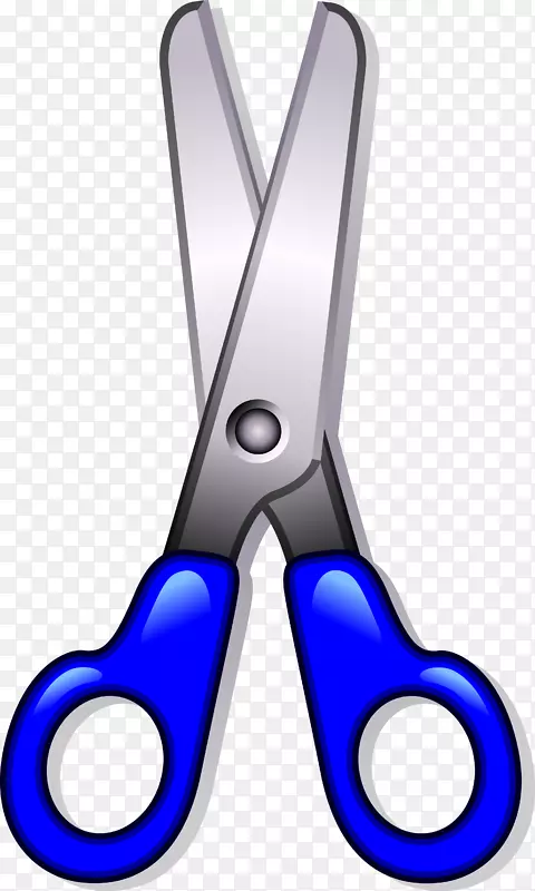 学校用品-剪刀和梳子