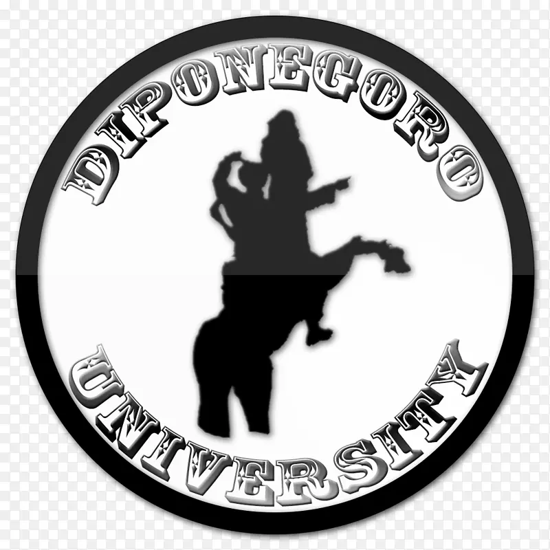 Diponegoro大学标识贴纸组织-设计