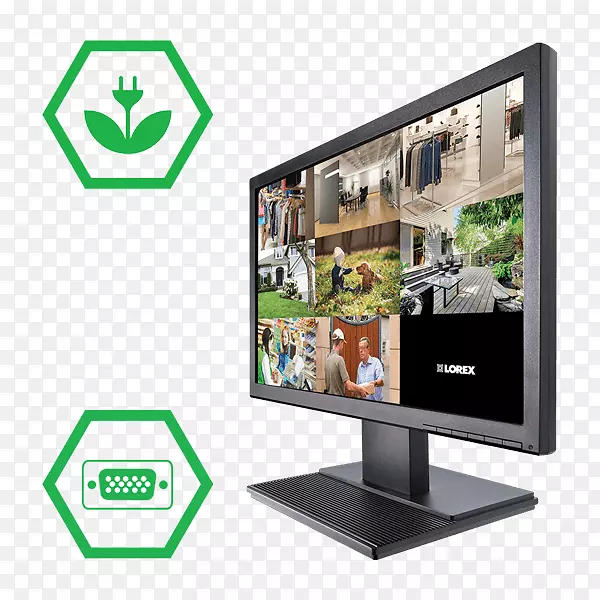 lorex技术公司计算机监控无线安全摄像头闭路电视摄像机