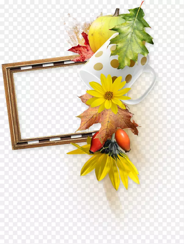 花卉设计插花艺术-秋季框架