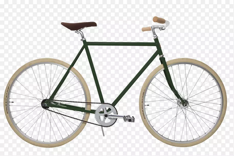 固定齿轮自行车单速自行车制动轨道自行车
