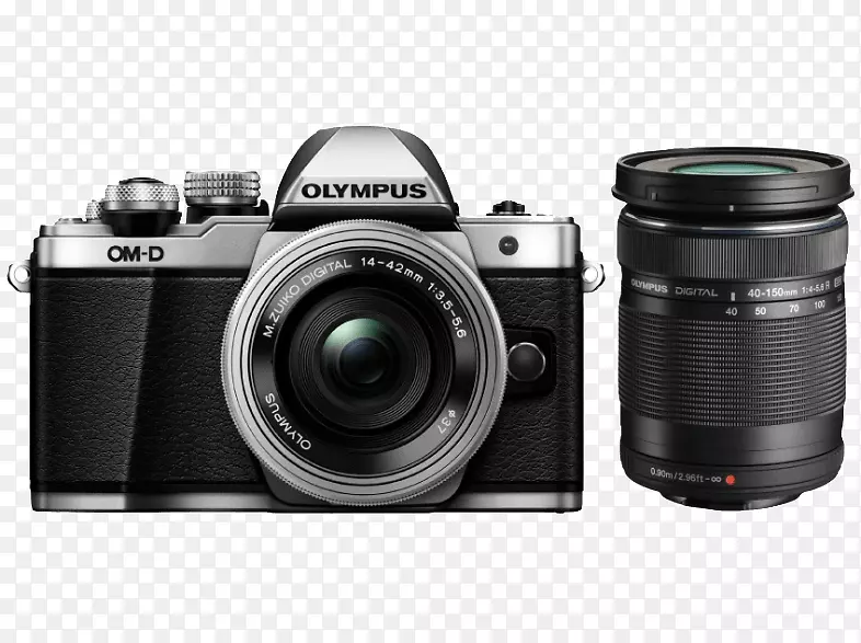 奥林巴斯om-d e-m10标志ii奥林巴斯-d e-m5标志II相机奥林巴斯M.zuIKo广角变焦14-42毫米f/3.5-5.6相机