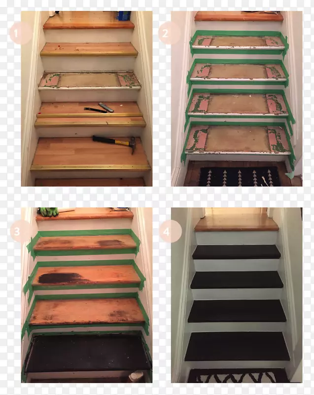 硬木染色胶合板家具.楼梯