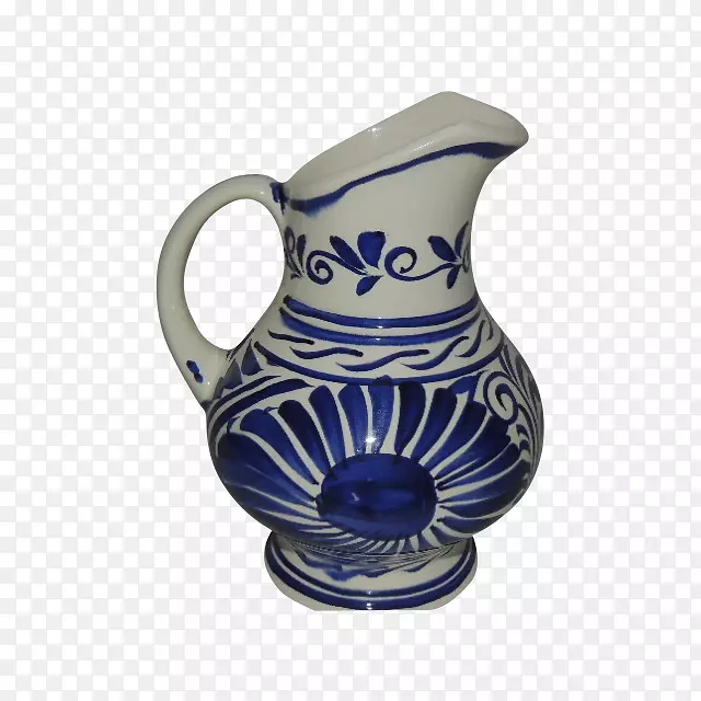 水罐，青花陶器，陶瓷