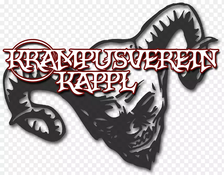 Krampus徽标Kappl文本-徽标模板