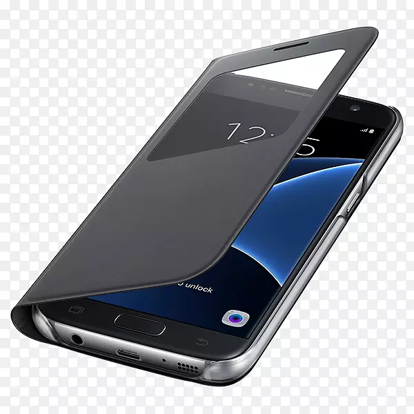 三星星系S7边缘手机配件翻盖设计屏幕保护器-三星