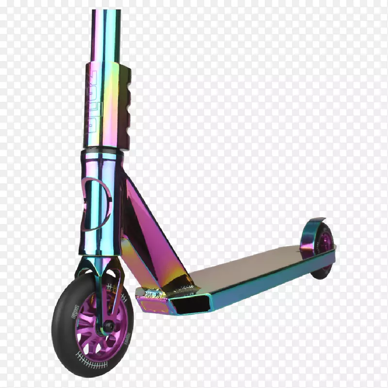踢滑板车自由式滑板自行车把手彩虹滑板技巧